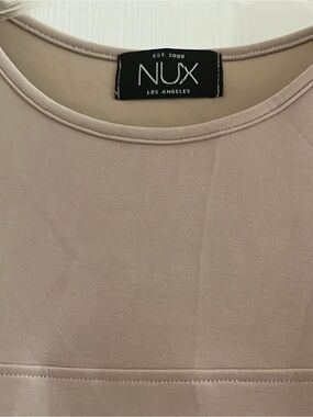 NUX Los Angeles Sleeveless Top in Blush Nude